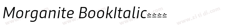 Morganite BookItalic字体转换